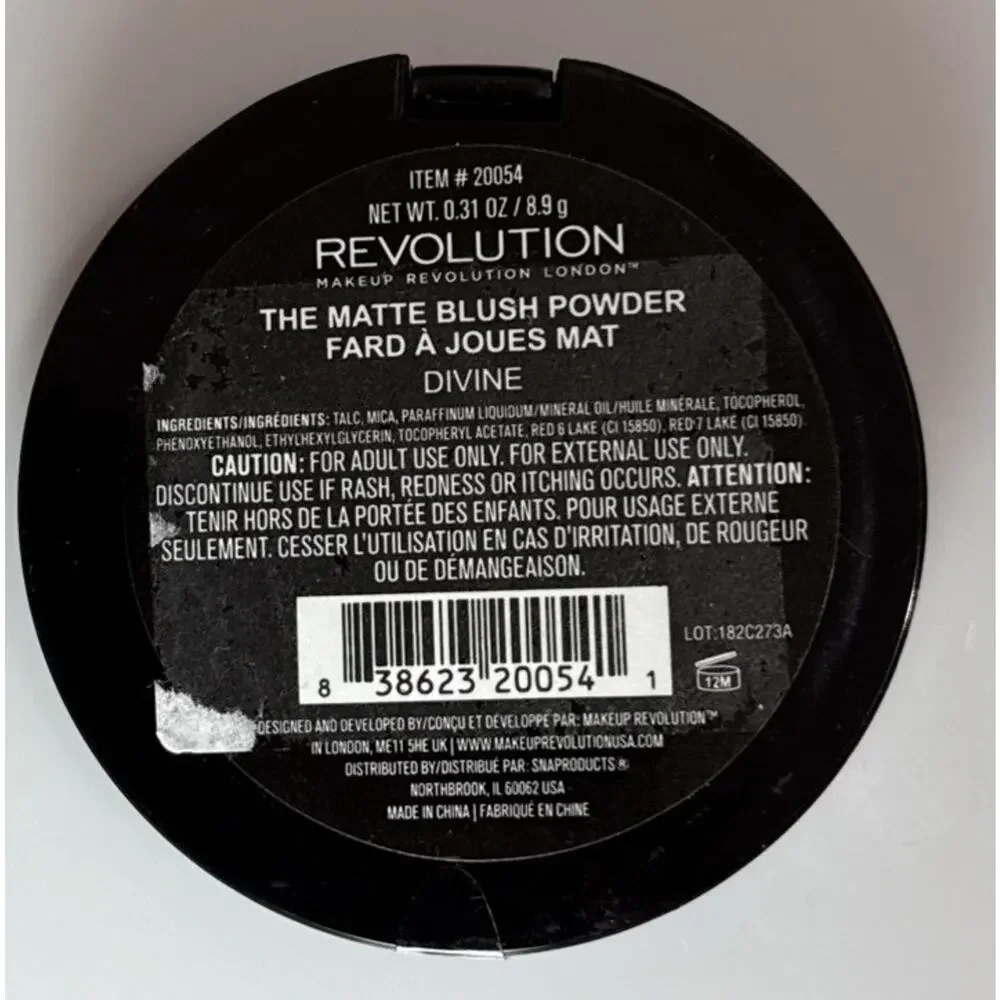 Makeup Revolution The Matte Blush In Shade Divine